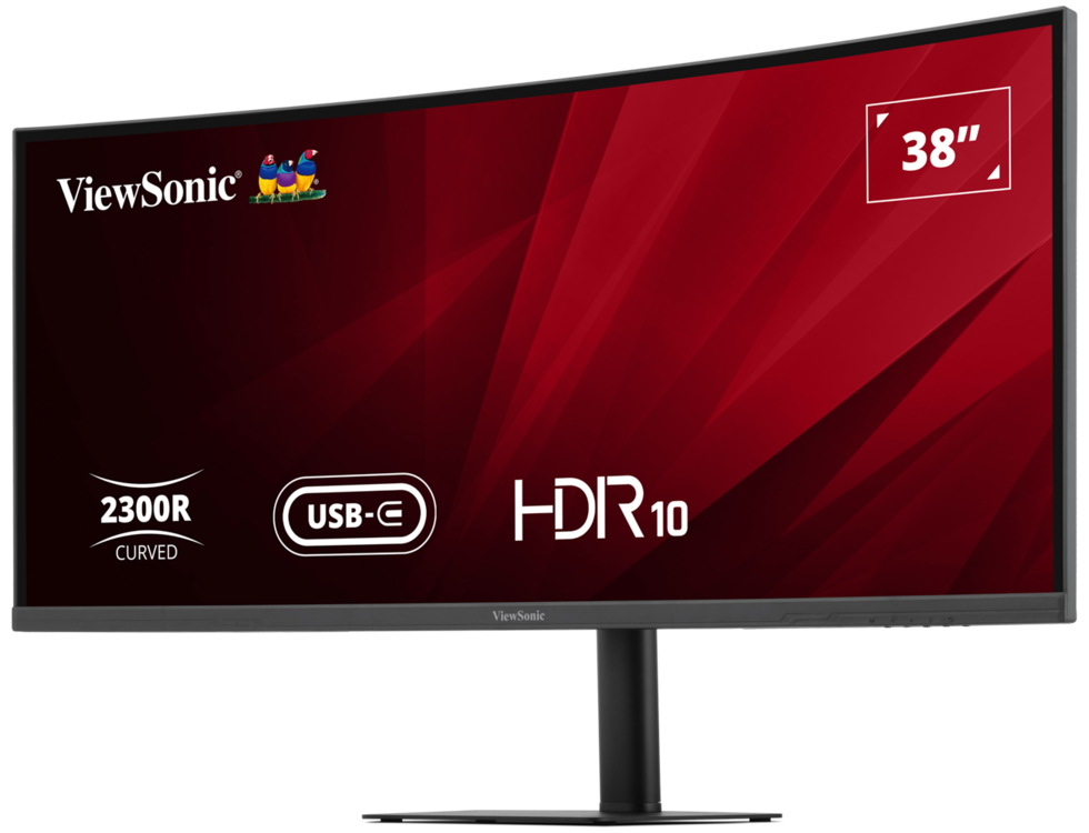 ViewSonic VA3820C '38" 21:9 3840 x 1600, SuperClear® IPS zakřivený monitor, 2 HDMI,DP,USB,USB-C 96W, speakers,výš. nast.